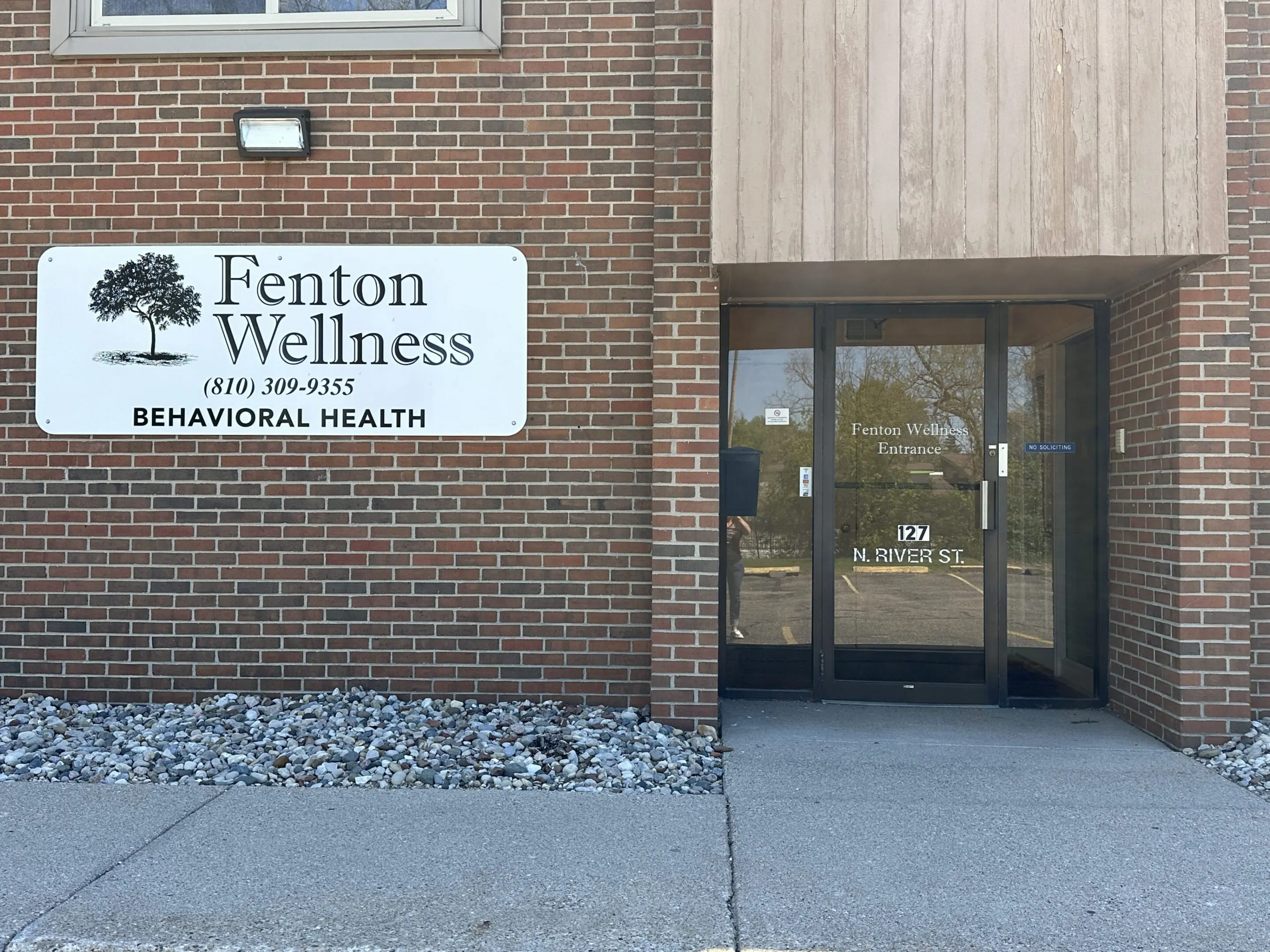 Behavioral health clinic entrance