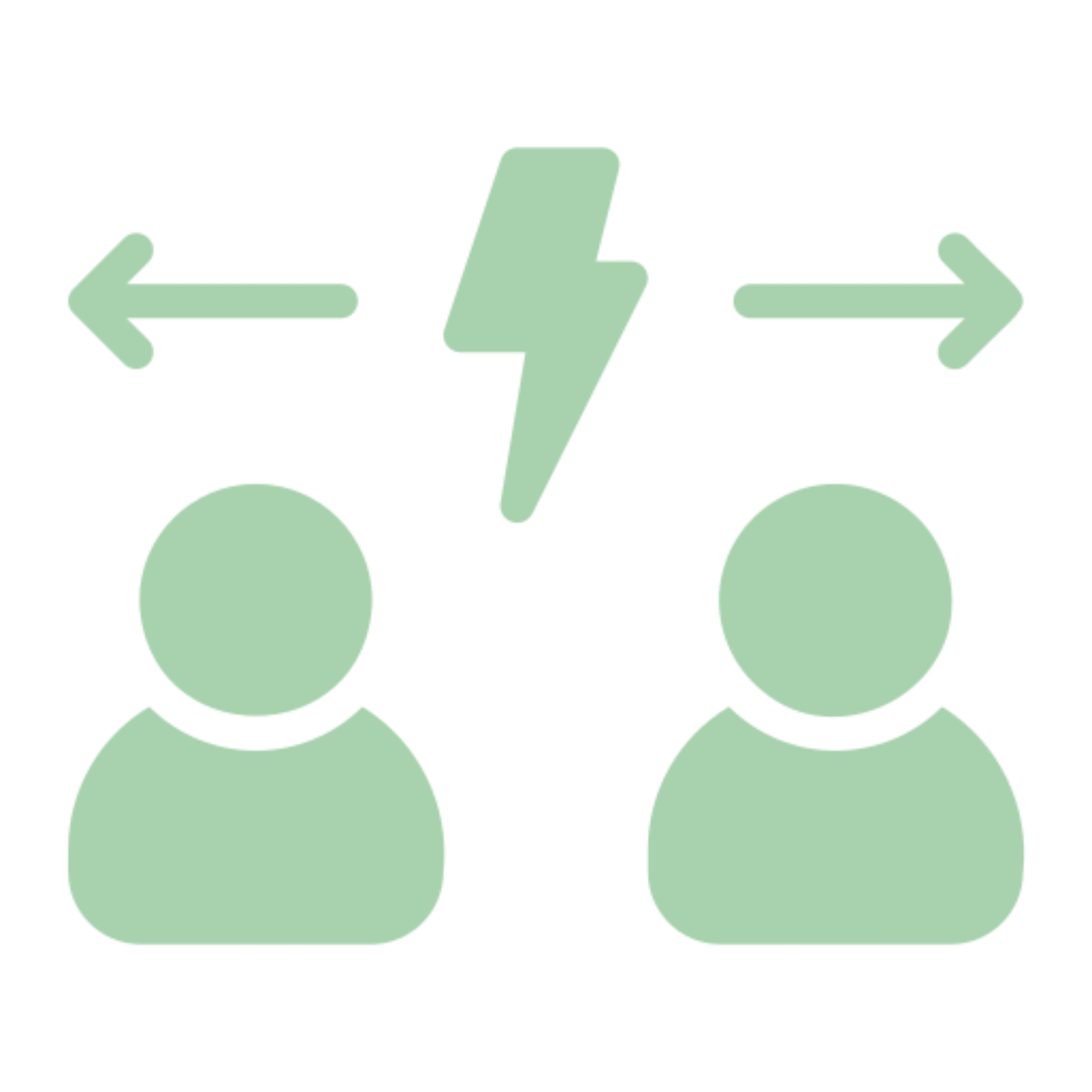 Conflict between two people icon