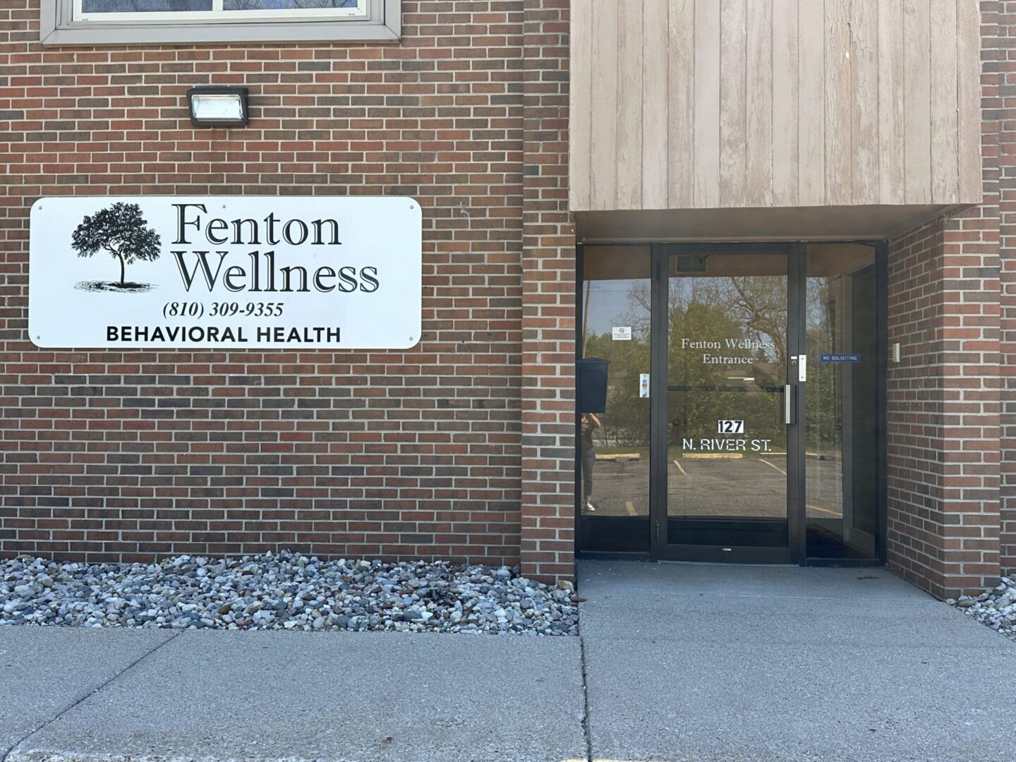 Behavioral health clinic entrance